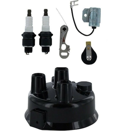 Aic Replacement Parts IGNITION TUNE UP KIT FOR 2 CYLINDER Fits John Deere M MT 40 320 330 420 430 440 KT-ELI80-0692